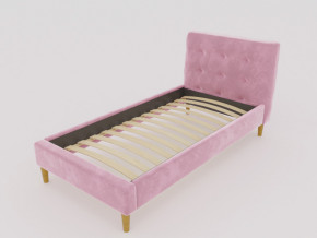 Кровать Пайли 900 розовый в Чебаркуле - chebarkul.magazinmebel.ru | фото - изображение 1