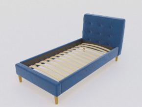 Кровать Пайли 900 синий в Чебаркуле - chebarkul.magazinmebel.ru | фото