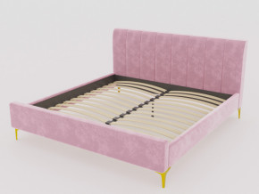 Кровать Рошаль 1200 розовый в Чебаркуле - chebarkul.magazinmebel.ru | фото