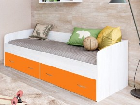 Кровать с выкатными ящиками Винтерберг, оранжевый в Чебаркуле - chebarkul.magazinmebel.ru | фото