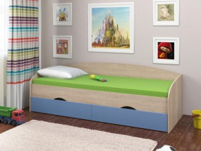 Кровать Соня 2 сонома-голубой в Чебаркуле - chebarkul.magazinmebel.ru | фото - изображение 1