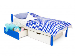 Кровать Svogen classic с ящиками сине-белый в Чебаркуле - chebarkul.magazinmebel.ru | фото - изображение 3