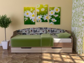 Кровать Юниор Тип 2 Микровелюр-марки 800х1600 в Чебаркуле - chebarkul.magazinmebel.ru | фото - изображение 1