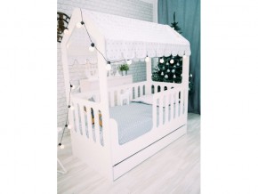 Кроватка-Домик с ящиком белая в Чебаркуле - chebarkul.magazinmebel.ru | фото - изображение 5