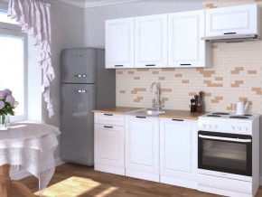 Кухонный гарнитур 13 Белый Вегас 2100 мм в Чебаркуле - chebarkul.magazinmebel.ru | фото