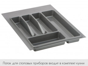 Кухонный гарнитур 1600 Лиственница охотская, смоки софт в Чебаркуле - chebarkul.magazinmebel.ru | фото - изображение 4