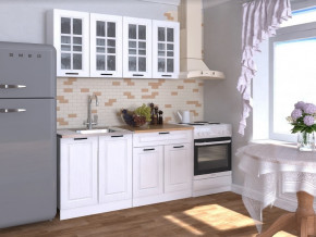 Кухонный гарнитур 6 Белый Вегас 1600 мм в Чебаркуле - chebarkul.magazinmebel.ru | фото - изображение 1