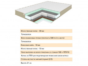 Матрас Тиссая 120х200 в Чебаркуле - chebarkul.magazinmebel.ru | фото - изображение 2