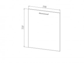 П 60 Комплект для посудомоечной машины 600 мм (цоколь + фасад) ЛДСП в Чебаркуле - chebarkul.magazinmebel.ru | фото