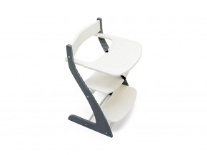 Растущий стул Усура со столиком графит-белый в Чебаркуле - chebarkul.magazinmebel.ru | фото - изображение 4