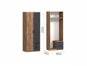 Шкаф 2-х дверный с ящиками Эконика в Чебаркуле - chebarkul.magazinmebel.ru | фото