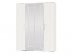 Шкаф 4-х дверный Амели 4-5200 Рамух белый в Чебаркуле - chebarkul.magazinmebel.ru | фото