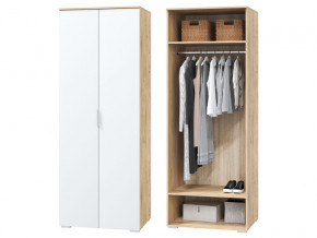 Шкаф для одежды 2-х дверный Сканди белый в Чебаркуле - chebarkul.magazinmebel.ru | фото - изображение 1