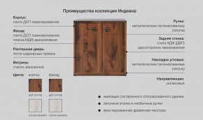 Спальня Индиана Дуб Саттер в Чебаркуле - chebarkul.magazinmebel.ru | фото - изображение 2