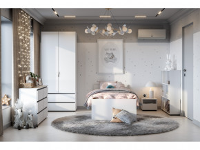 Спальня Токио Белый текстурный в Чебаркуле - chebarkul.magazinmebel.ru | фото - изображение 8