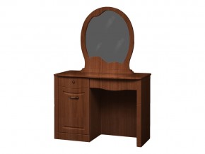Стол туалетный с зеркалом Ева 10 темный в Чебаркуле - chebarkul.magazinmebel.ru | фото