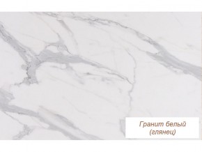 Столешница Гранит белый глянец 26 мм в Чебаркуле - chebarkul.magazinmebel.ru | фото - изображение 1