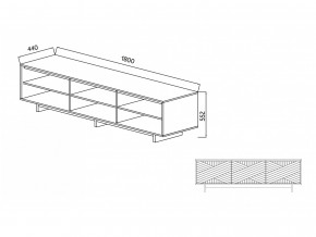 Тумба для ТВА Moderno-1800 Ф3 в Чебаркуле - chebarkul.magazinmebel.ru | фото - изображение 4